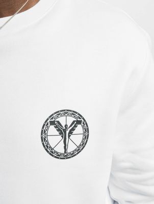 Carlo Colucci / trui Basic in wit Carlo Colucci / trui Basic in wit