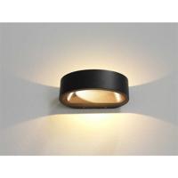 Artdelight Buitenlamp up/downSharp zwart met goud - WL SHARP ZW-GO