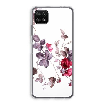 Mooie bloemen: Samsung Galaxy A22 5G Transparant Hoesje