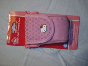 hello kitty camera / ipod / mp3/ speakertasje, rose