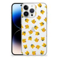 TPU bumper voor iPhone 14 Pro Max Katten Emojis