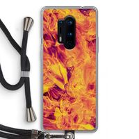 Eternal Fire: OnePlus 8 Pro Transparant Hoesje met koord