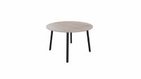 Tafel 9311 rond - 80 cm. - Zwart - Eiken Robson - Beuken donker - thumbnail