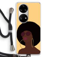 Golden hour: Huawei P50 Pro Transparant Hoesje met koord