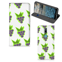 Nokia 2.4 Flip Style Cover Druiven