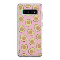 Dancing avocados: Samsung Galaxy S10 Plus Transparant Hoesje