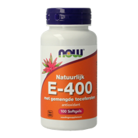 Vitamine E-400 gemengde tocoferolen 100 Softgels