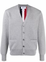 Thom Browne cardigan à col v - Gris