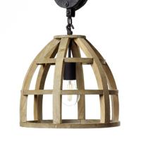 Brilliant Houten hanglampMatrix Wood Ø 34cm - 99155/66
