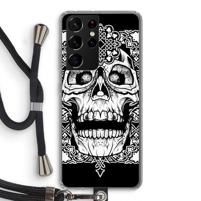 Seek & Destroy: Samsung Galaxy S21 Ultra Transparant Hoesje met koord