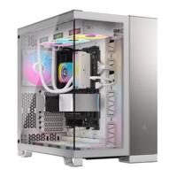 Corsair CORSAIR Geh Midi 6500X (Tempered Glass) Midi-tower PC-behuizing Grijs, Wit