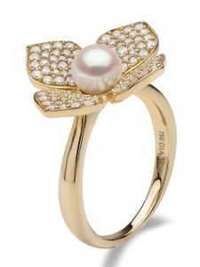 Yoko London bague Petal en or 18ct sertie de perles