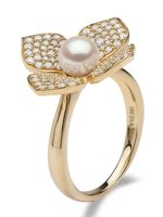 Yoko London bague Petal en or 18ct sertie de perles