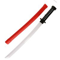 Atosa lichtgevend Ninja zwaard - verkleed speelgoed - 68 cm - kunststof - rood - kind/adults   -