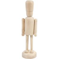 Creativ Company Houten figuur op voet, 45cm