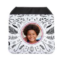 Losse flap voor de rugzak bedrukken (Zwart)