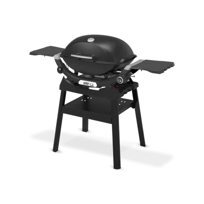 Weber Q 2200N Gas BBQ met stand Barbecue Q2200N Werkblad Zwart Onderstel Black Frame
