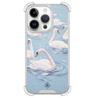 iPhone 14 Pro shockproof hoesje - Zwanen