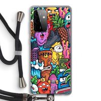 Vexx Mixtape: Samsung Galaxy A72 5G Transparant Hoesje met koord