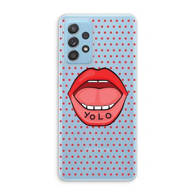 Yolo Denise: Samsung Galaxy A73 Transparant Hoesje