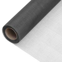 VidaXL Gaas 112x500 cm glasvezel zwart