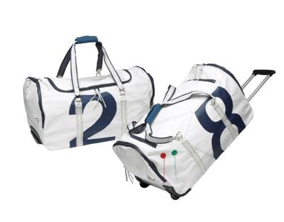 Trend Marine Zeildoek Weekendtas Op Wielen Sea Boy Zwart Default