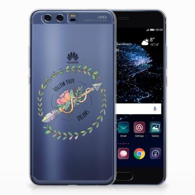 Huawei P10 Plus Telefoonhoesje met Naam Boho Dreams Huawei P10 Plus Telefoonhoesje met Naam Boho Dreams