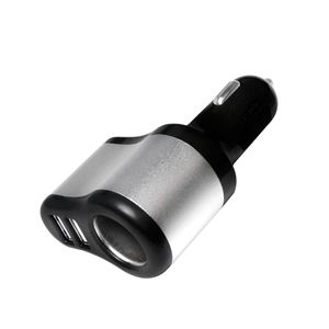 LogiLink PA0131 Auto Zwart, Zilver oplader voor mobiele apparatuur