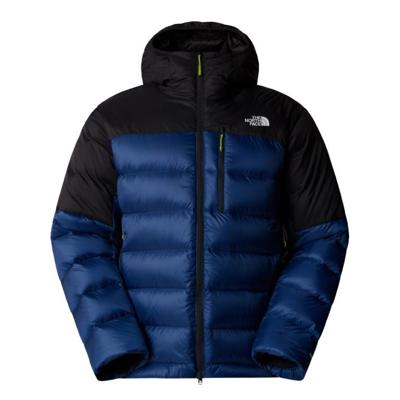 The North Face Kalix Down Hoodie Isolatiejas Heren Shady Blue - TNF Black L