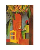 Kunstdruk August Macke - Türkisches Cafe II 24x30cm Kunstdruk August Macke - Türkisches Cafe II 24x30cm