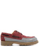 RASSVET chaussures bateau à design bicolore - Rouge