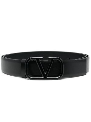 Valentino Garavani ceinture VLOGO en cuir - Noir