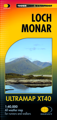 Wandelkaart Loch Monar | Harvey Maps