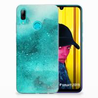 Smartphone hoesje Huawei P Smart 2019 Painting Blue