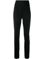 Roberto Cavalli pantalon slim à motif léopard - Noir