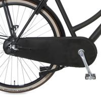 Cortina kettingkast lakdoek u4 jet zwart mat 3v zw strip