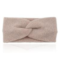 LGT JWLS Zachte Gebreide Oorwarmer Hoofdband - Heerlijk Zacht - Licht Bruin