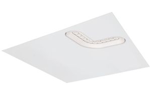 Kantoor LED verlichting Molior Corner 1 hoek 9W 920 lumen 4000K 592x592 wit
