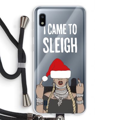 Came To Sleigh: Samsung Galaxy A10 Transparant Hoesje met koord