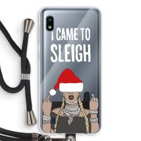 Came To Sleigh: Samsung Galaxy A10 Transparant Hoesje met koord