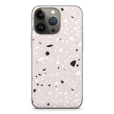 Terrazzo N°20: iPhone 13 Pro Transparant Hoesje