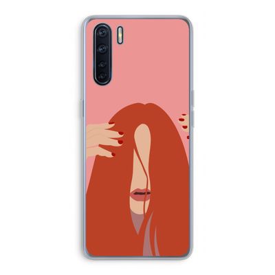 Woke up like this: Oppo A91 Transparant Hoesje