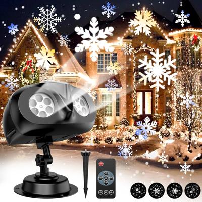 SNOWGLOW - LED Kerst Sneeuwval Projector met Dubbele Kop SNOWGLOW - LED Kerst Sneeuwval Projector met Dubbele Kop
