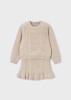 Mayoral winter rok-set meisjes - zand - tricot