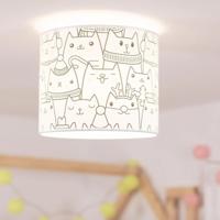 Kinderlamp plafond rond 'Lisa' 3x E14 fitting modern rond 300mm Kinderlamp plafond rond 'Lisa' 3x E14 fitting modern rond 300mm