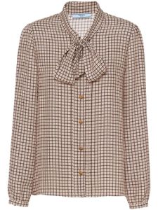 Prada blouse en jacquard - Tons neutres