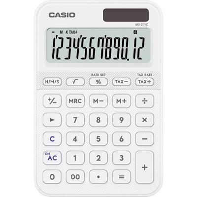 Casio Bureaurekenmachine Wit (b x h x d) 101 x 18 x 154.5 mm