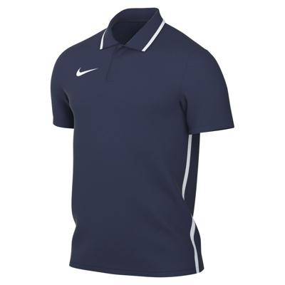Nike Dri-FIT Park 26 Polo 1/4 Knoop Donkerblauw Wit