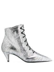 Saint Laurent bottines Kiki - Argent