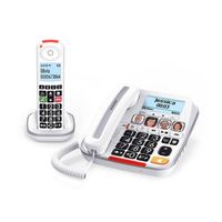Swissvoice Xtra3355 Combo vaste huistelefoon en draadloze dect telefoon - grote toetsen - foto toetsen - luid belsignaal - thumbnail